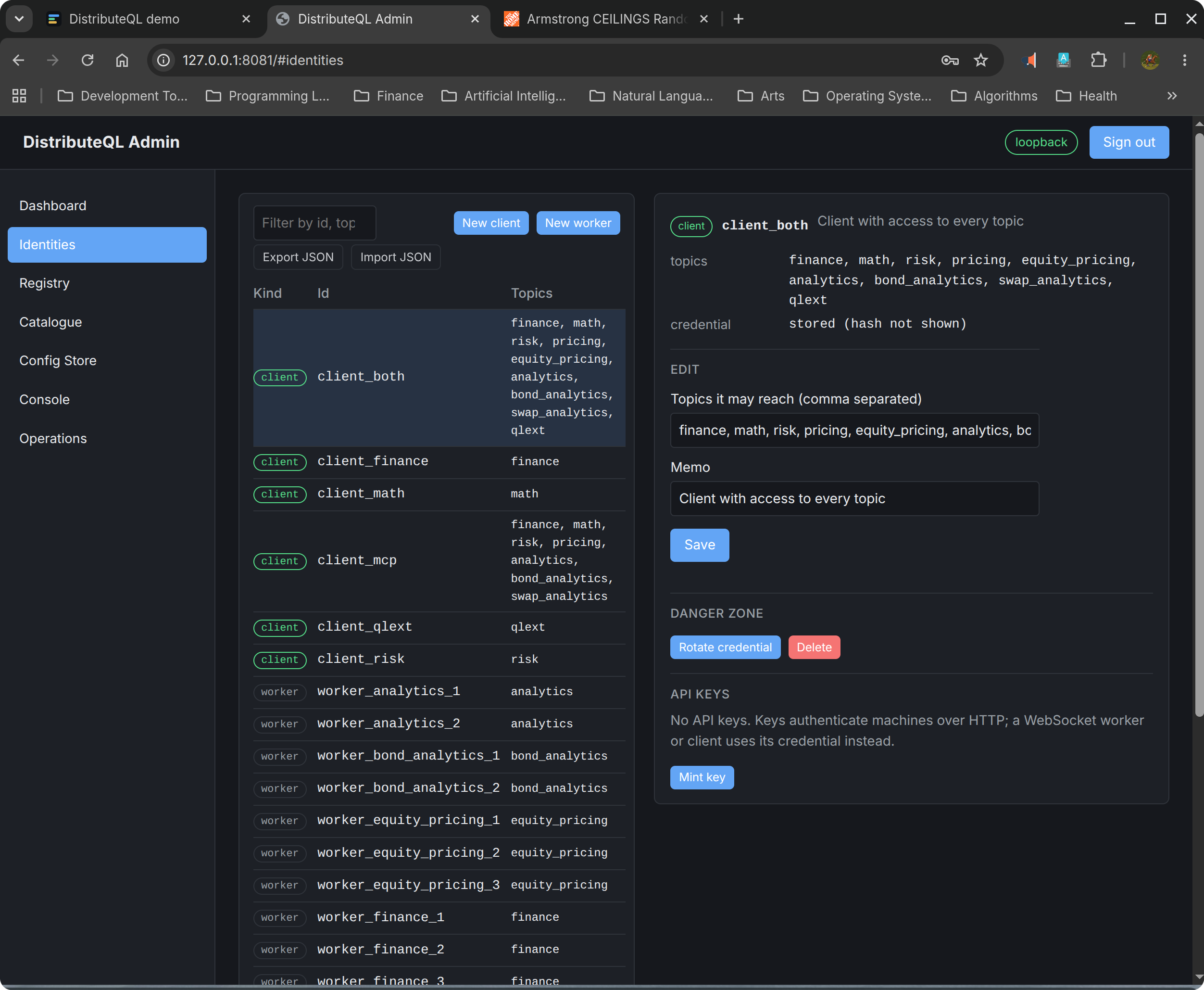 Sample Admin
