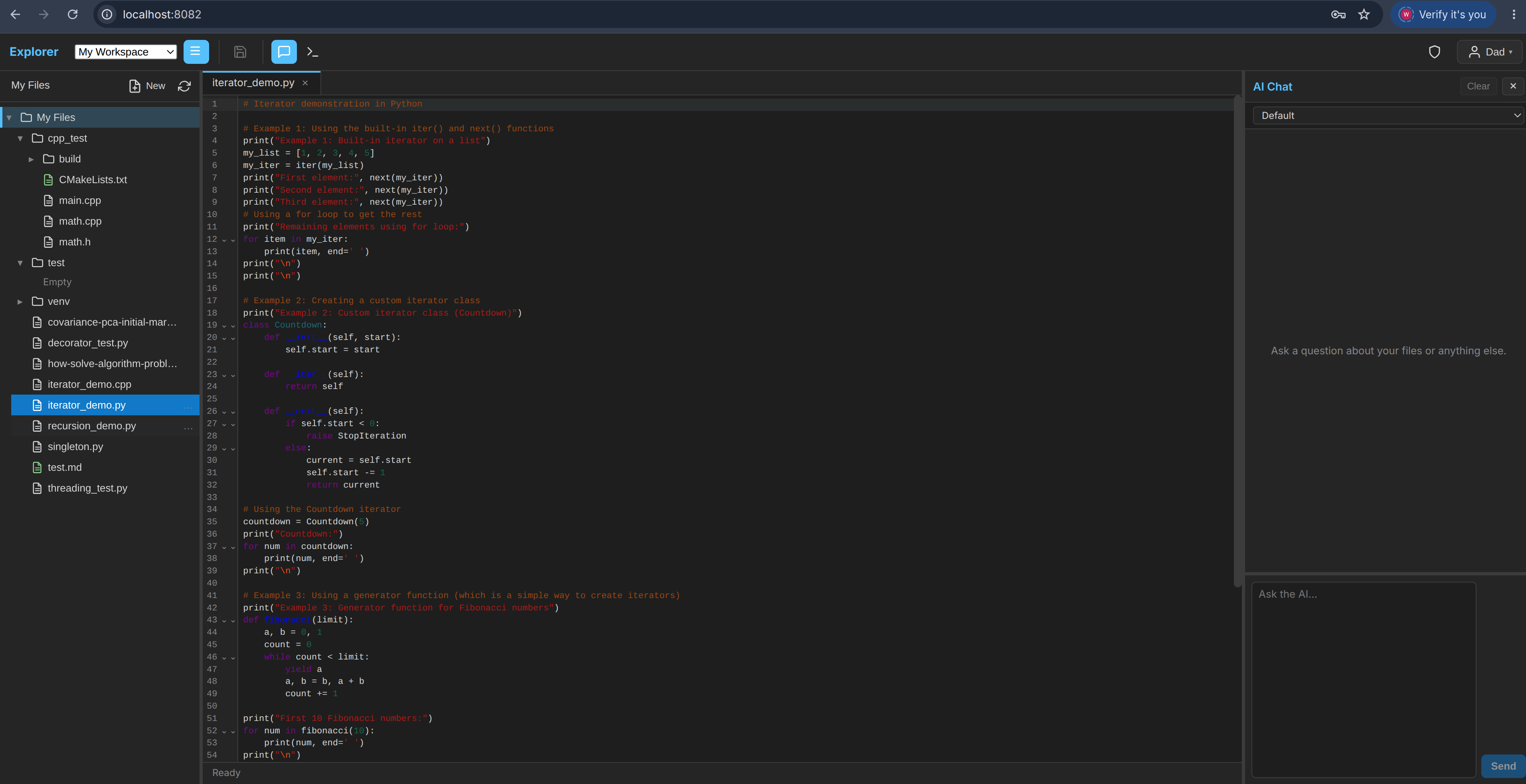 Simple Coding UI